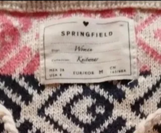 Jersey Springfield de punto tricolor