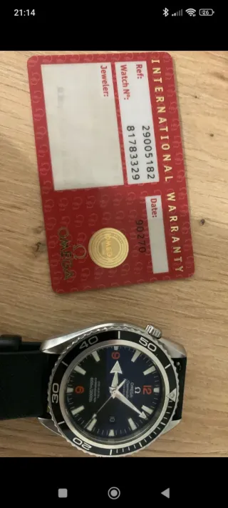 Reloj Omega Seamaster Planet Ocean