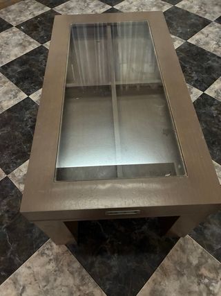 Conjunto Mueble Salón + Vitrina + Mesa