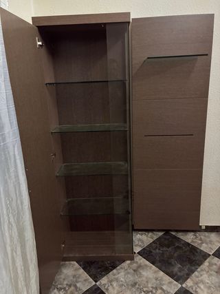 Conjunto Mueble Salón + Vitrina + Mesa