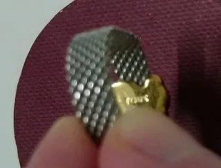 Pareja Anillos Tous Oro y Acero