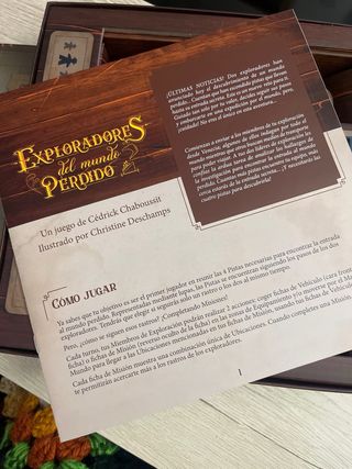 Juego de mesa Exploradores del mundo perdido