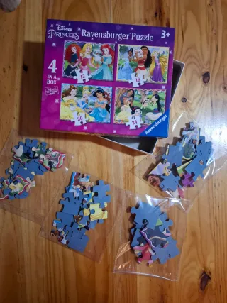 Puzzle Ravensburger Disney Princesas 4 en 1