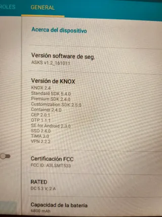 Tablet Samsung Galaxy Tab A6 10.1