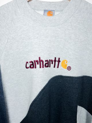 Carhartt Rework Color Block Crewneck Vintage