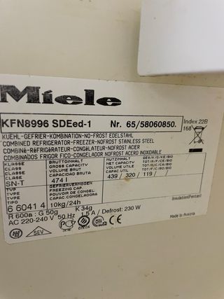 Nevera Miele