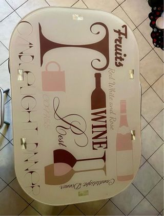 Tavolo Ovale in Vetro con 4 Sedie