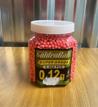 Bolas BB GoldenBall 0,12g 6mm - 5000 uds