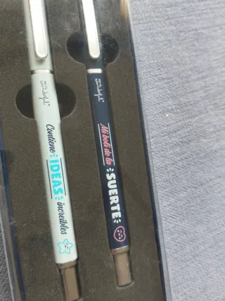 Set di 2 penne Mr Wonderful + astuccio