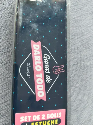 Set di 2 penne Mr Wonderful + astuccio