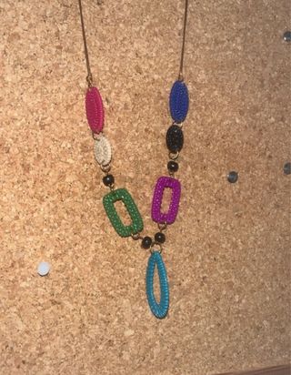 Collar artesanal multicolor