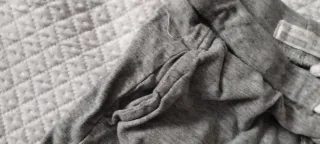 Pantaloncini neonato grigi con palme