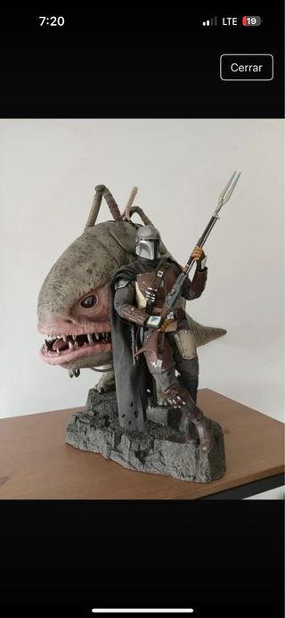 Hot Toys Mandalorian & Blurrg Figura