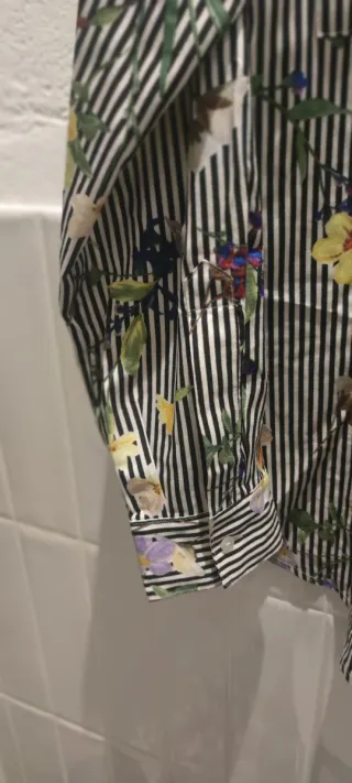 Camisa Calvin Klein Estampado Floral Talla s