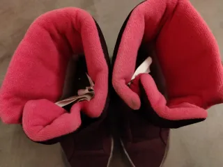 Stivali da neve Quechua viola bambina