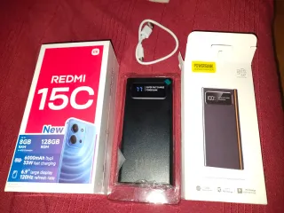 Lote Redmi 15C nuevo + Power Bank
