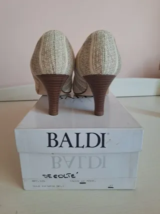 Scarpe con tacco donna beige