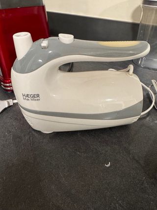 Batidora Haeger Max Mixer Blanca y Gris