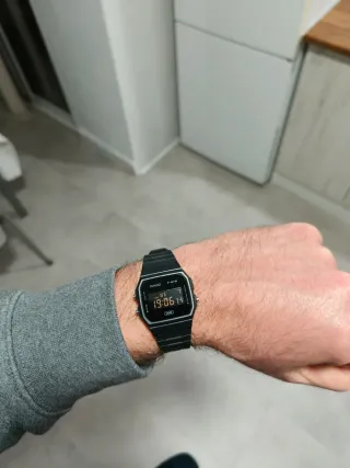 Reloj Casio F91-WB Custom Negro