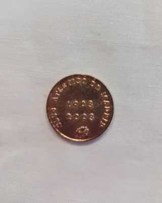 Monedas Oro Centenario Atlético Madrid 1903-2003