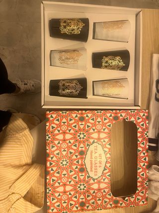 Vasos Marroquíes de Cristal para te