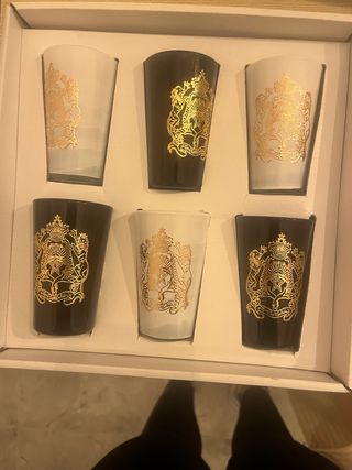 Vasos Marroquíes de Cristal para te