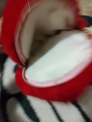 Borsa coniglio peluche rosa