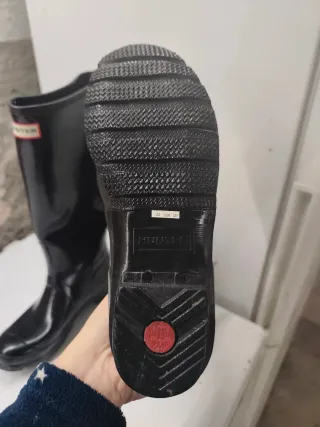 Botas Hunter Negras Mujer Talla 38