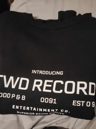 Sudadera Negra TWD RECORD