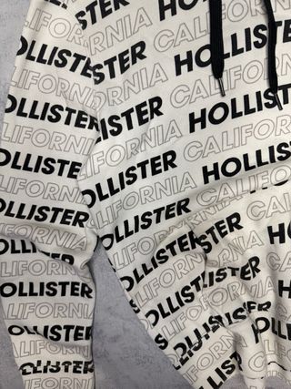 Sudadera Hollister Blanca y Negra