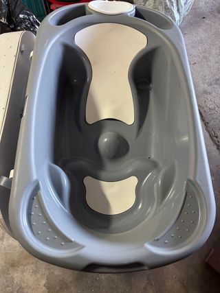 Bañera cambiador bebé con diseño de oso