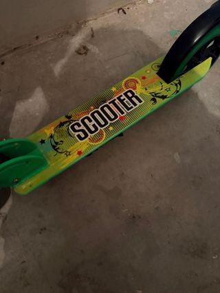 Patinete 2 Ruedas Verde Decathlon