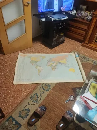 Mapa Mundi Plaza y Jane 1986