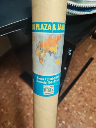 Mapa Mundi Plaza y Jane 1986