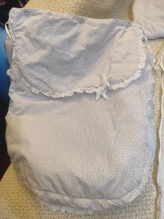 Saco bebé capazo y silla  invierno/verano Rosy Fue