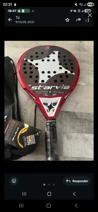 2 Racchette da padel Starvie Raptor Evolution
