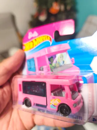 Camper Barbie Hot Wheels Rosa