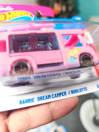 Camper Barbie Hot Wheels Rosa