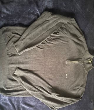 GANT Sweatshirt Gola Alta Azul Marinho