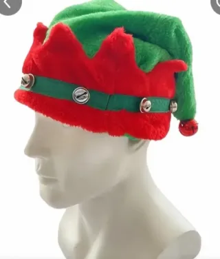 Gorro de elfo o duende navideño