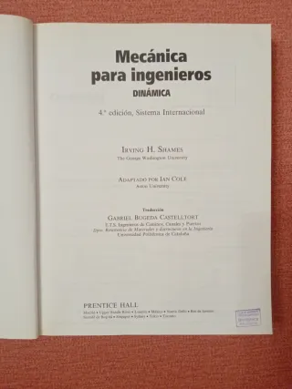 Mecánica para ingenieros dinámica 4e (Fuera de ...