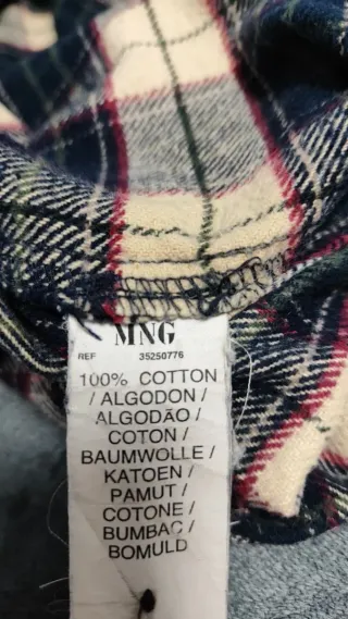 Camisa Franela Hombre M Cuadros Invierno Gruesa