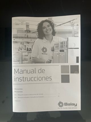Microondas Balay 3CG6122X3 Nuevo sin uso. Perfecto