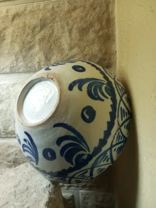 Cuenco Cerámica Fajalauza Azul y Blanco