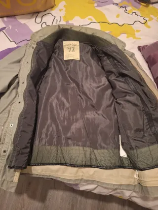 Cazadora verde militar