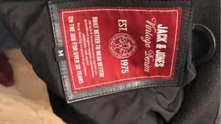 Chaqueta de cuero Jack & Jones Talla M