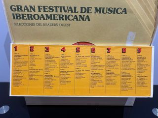 Caja 9 Vinilos Música Iberoamericana