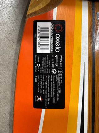 Longboard con diseño retro