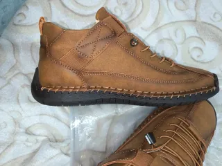 Zapatos de cuero marrón mujer talla 37