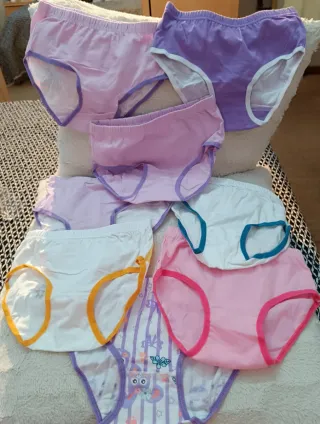 Braguitas niña estampadas (lote 8)
